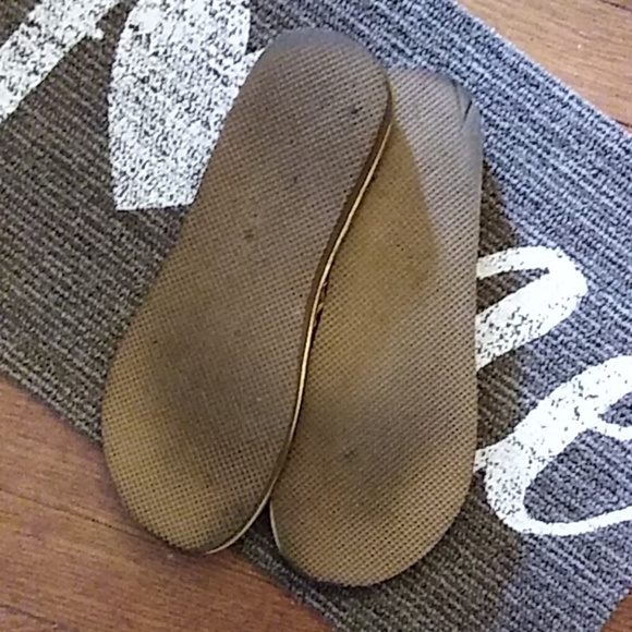 J.  Crew Gold Woven Flip Flops - Picture 4 of 4